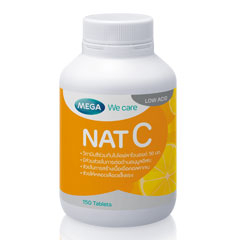 Mega We Care Nat C วิตามินซี 1000 mg 150เม็ด